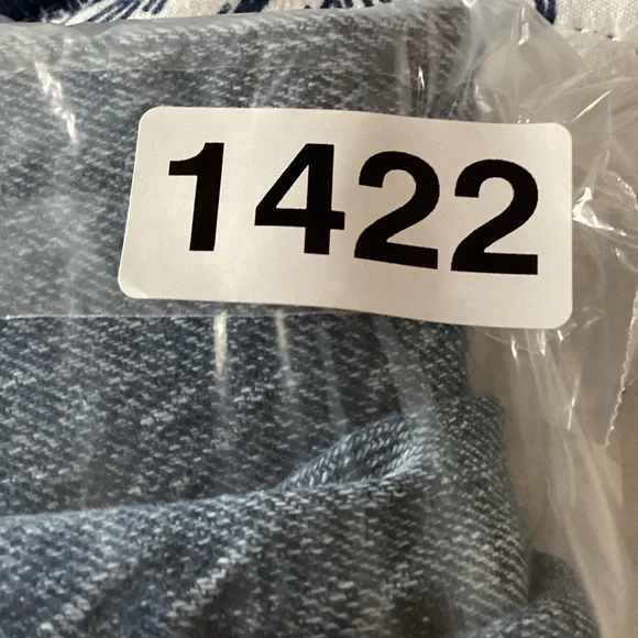 Petra High Rise Comfort Wide Flare Blue Women's Jeans - Picture 14 of 14